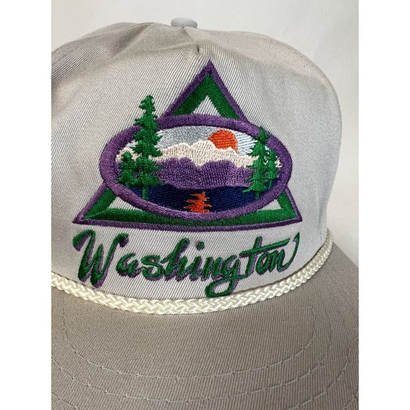 Smith Western Washington State Cap OS Adjustable White Polyester Blend - Picture 1 of 16